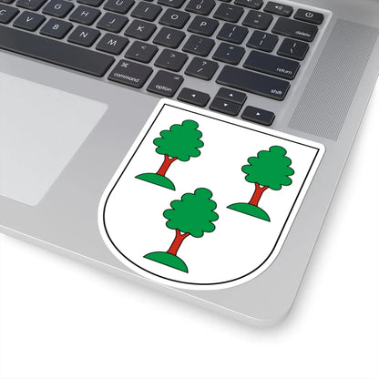 Uster-Kirchuster-blazon (Switzerland) (Coat of Arms) STICKER Vinyl Kiss-Cut Decal - The Sticker Space
