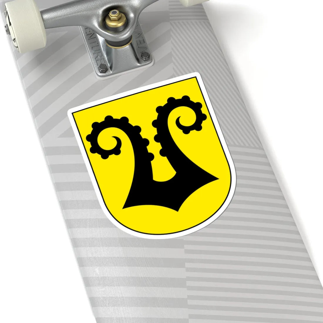 Uster-Nossikon-blazon (Switzerland) (Coat of Arms) STICKER Vinyl Kiss-Cut Decal - The Sticker Space