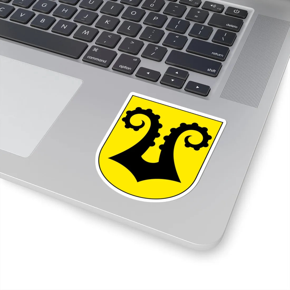 Uster-Nossikon-blazon (Switzerland) (Coat of Arms) STICKER Vinyl Kiss-Cut Decal - The Sticker Space