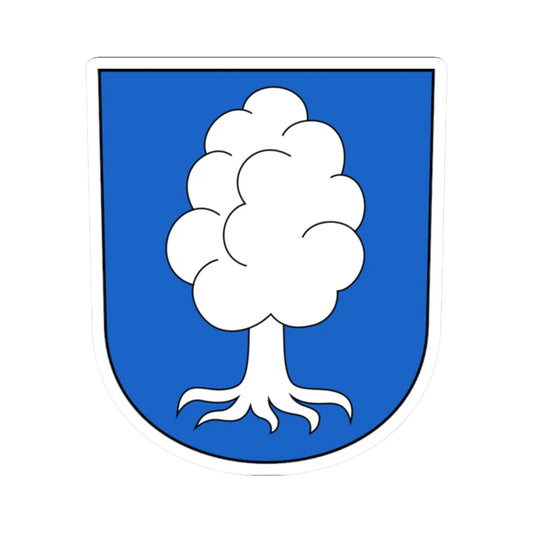 Uster-Oberuster-blazon (Switzerland) (Coat of Arms) STICKER Vinyl Kiss-Cut Decal 2 Inch White - The Sticker Space