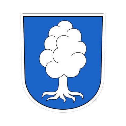 Uster-Oberuster-blazon (Switzerland) (Coat of Arms) STICKER Vinyl Kiss-Cut Decal 4 Inch White - The Sticker Space