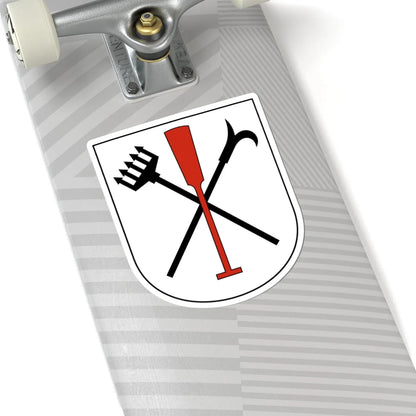 Uster-Riedikon-blazon (Switzerland) (Coat of Arms) STICKER Vinyl Kiss-Cut Decal - The Sticker Space