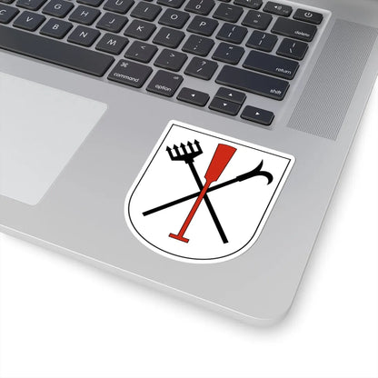 Uster-Riedikon-blazon (Switzerland) (Coat of Arms) STICKER Vinyl Kiss-Cut Decal - The Sticker Space