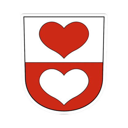 Uster-Wermatswil-blazon (Switzerland) (Coat of Arms) STICKER Vinyl Kiss-Cut Decal 2 Inch White - The Sticker Space