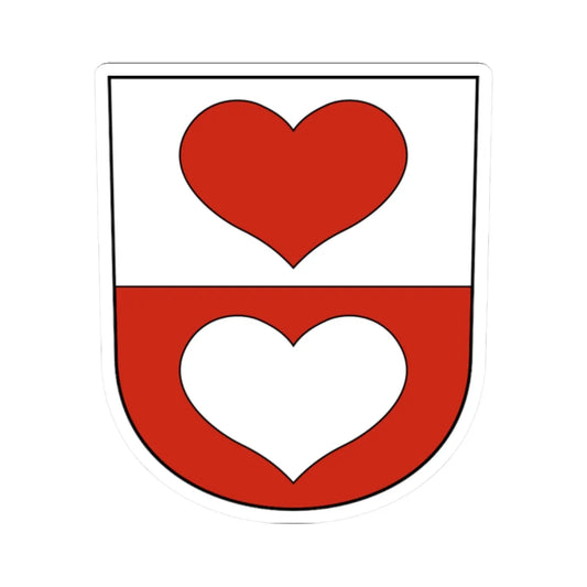 Uster-Wermatswil-blazon (Switzerland) (Coat of Arms) STICKER Vinyl Kiss-Cut Decal 2 Inch White - The Sticker Space