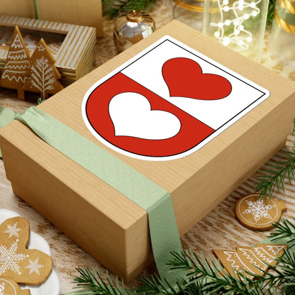 Uster-Wermatswil-blazon (Switzerland) (Coat of Arms) STICKER Vinyl Kiss-Cut Decal - The Sticker Space