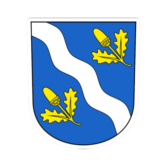Uster-Werrikon-blazon (Switzerland) (Coat of Arms) STICKER Vinyl Kiss-Cut Decal 2 Inch White - The Sticker Space