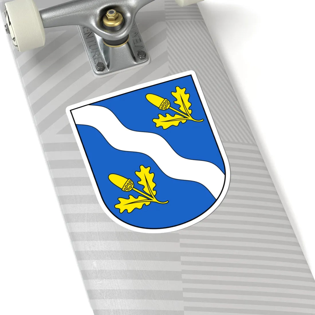 Uster-Werrikon-blazon (Switzerland) (Coat of Arms) STICKER Vinyl Kiss-Cut Decal - The Sticker Space