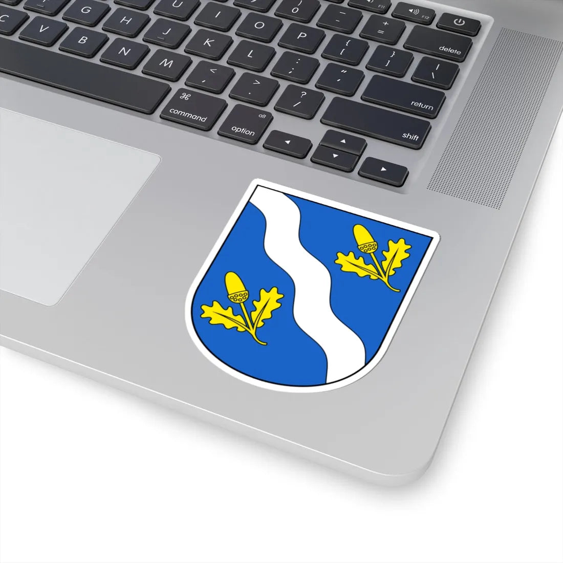 Uster-Werrikon-blazon (Switzerland) (Coat of Arms) STICKER Vinyl Kiss-Cut Decal - The Sticker Space