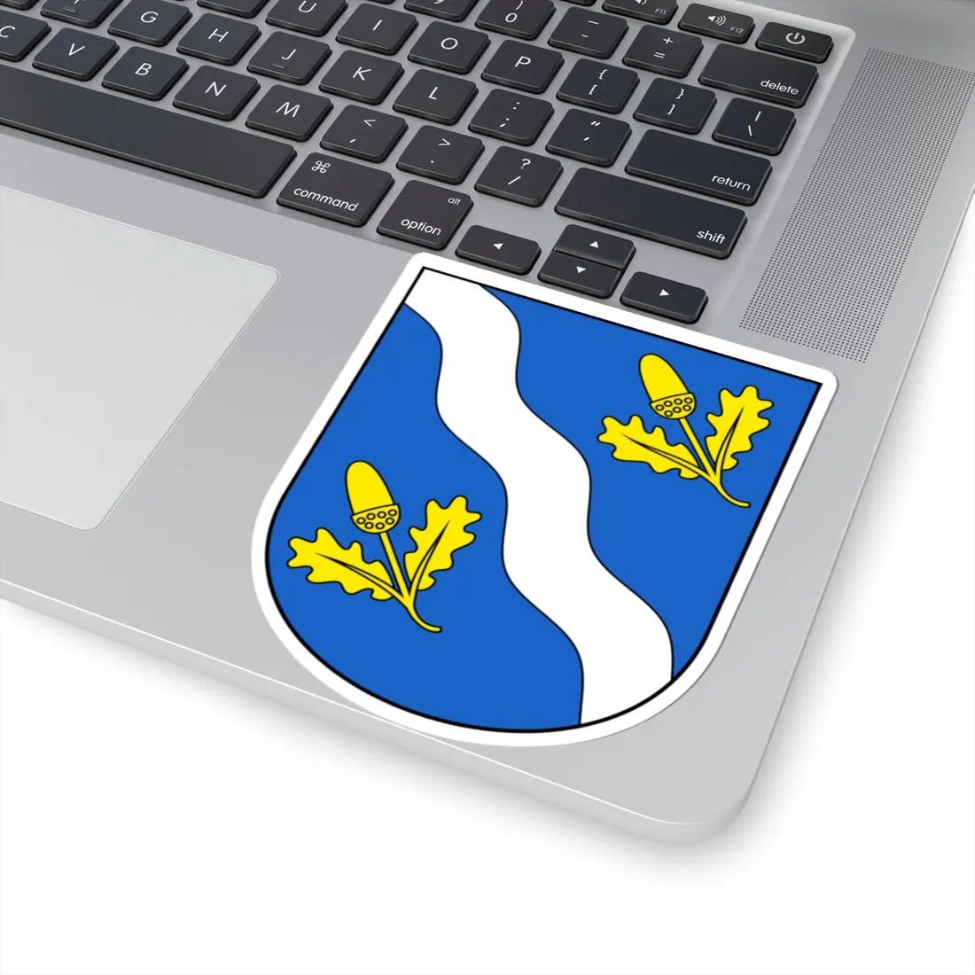 Uster-Werrikon-blazon (Switzerland) (Coat of Arms) STICKER Vinyl Kiss-Cut Decal - The Sticker Space
