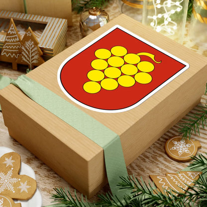 Uster-Winikon-blazon (Switzerland) (Coat of Arms) STICKER Vinyl Kiss-Cut Decal - The Sticker Space