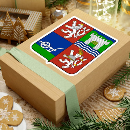 Usti nad Labem Region CoA CZ (Czech Republic) (Coat of Arms) STICKER Vinyl Kiss-Cut Decal - The Sticker Space