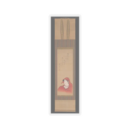 Utagawa Toyoharu - Courtesan as Daruma - ca. 1800; inscription ca. 1810 v2 - STICKER Vinyl Kiss-Cut Decal