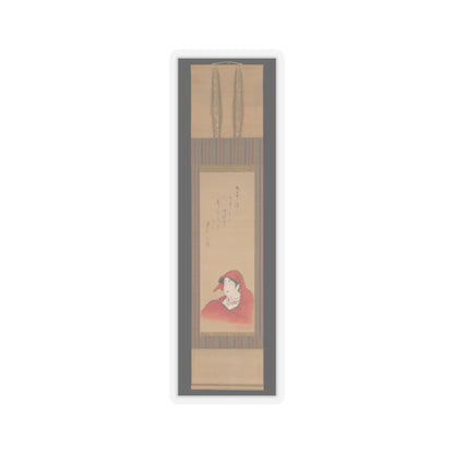 Utagawa Toyoharu - Courtesan as Daruma - ca. 1800; inscription ca. 1810 v2 - STICKER Vinyl Kiss-Cut Decal