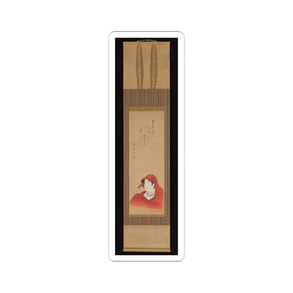 Utagawa Toyoharu - Courtesan as Daruma - ca. 1800; inscription ca. 1810 v2 - STICKER Vinyl Kiss-Cut Decal