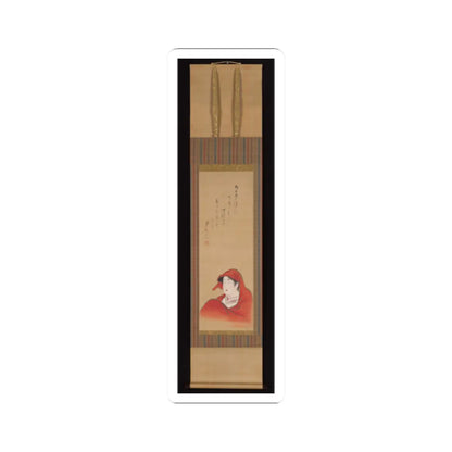 Utagawa Toyoharu - Courtesan as Daruma - ca. 1800; inscription ca. 1810 v2 - STICKER Vinyl Kiss-Cut Decal