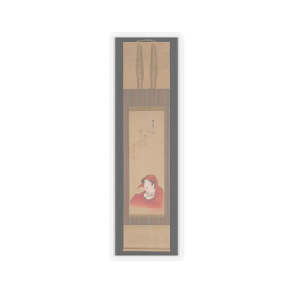 Utagawa Toyoharu - Courtesan as Daruma - ca. 1800; inscription ca. 1810 v2 - STICKER Vinyl Kiss-Cut Decal