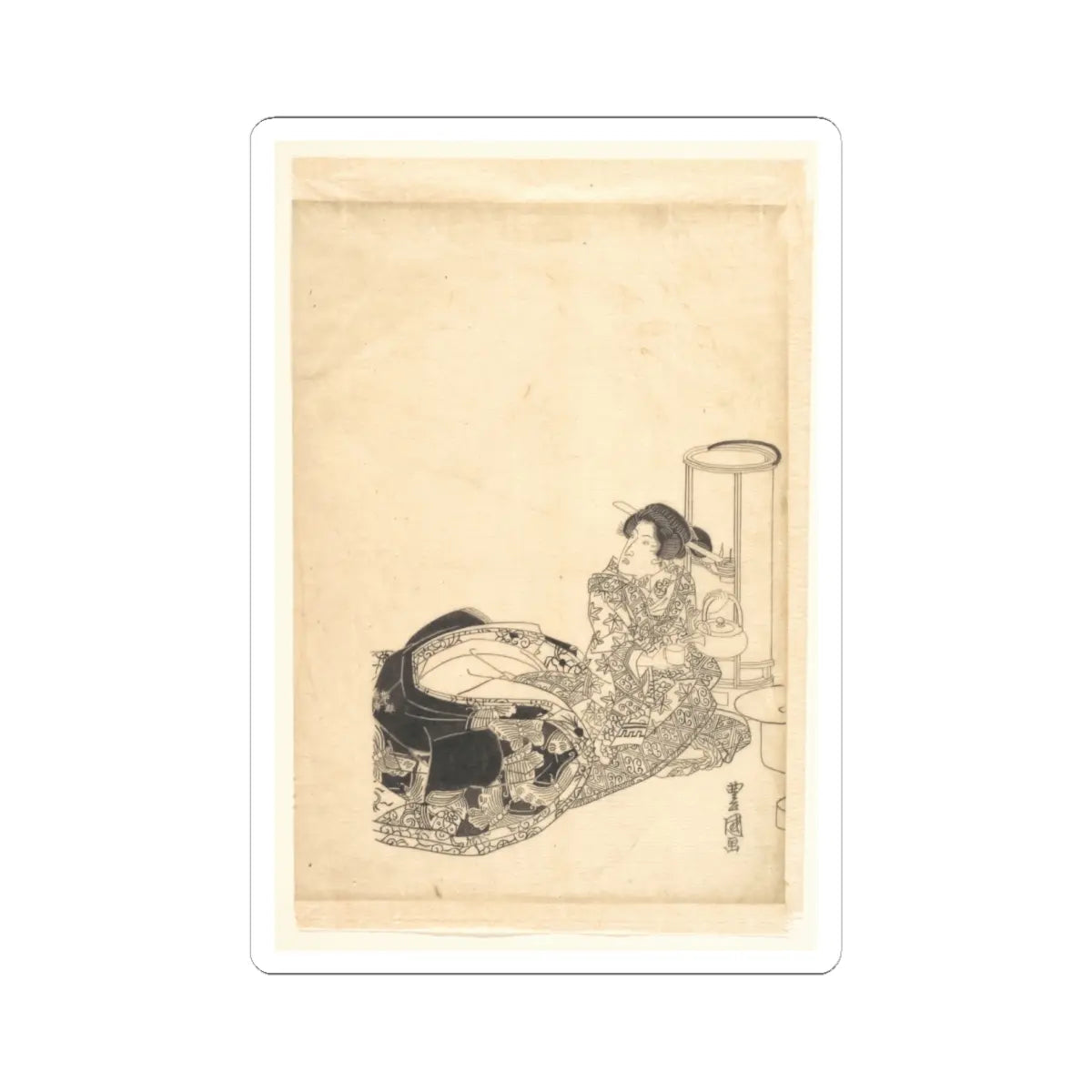 SKU:TSS-STICK-TGWTYK-6X6-18 Sizes:6" × 6" Types:White