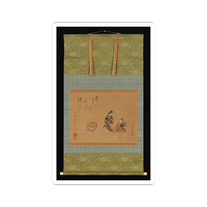 Utagawa Toyokuni II - Fuwa Banzaemon - 19th century v2 - STICKER Vinyl Kiss-Cut Decal
