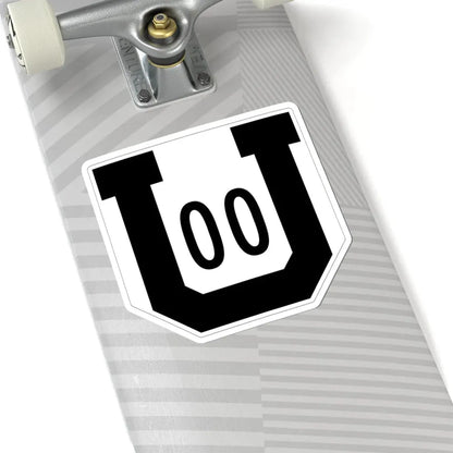 Utah 00 1954 template (Utah) (Road Sign) STICKER Vinyl Kiss-Cut Decal - The Sticker Space