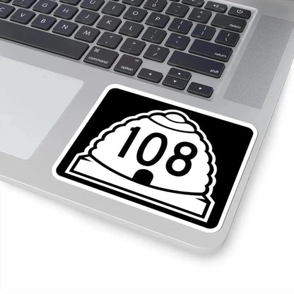 Utah 108 (Utah) (Road Sign) STICKER Vinyl Kiss-Cut Decal - The Sticker Space