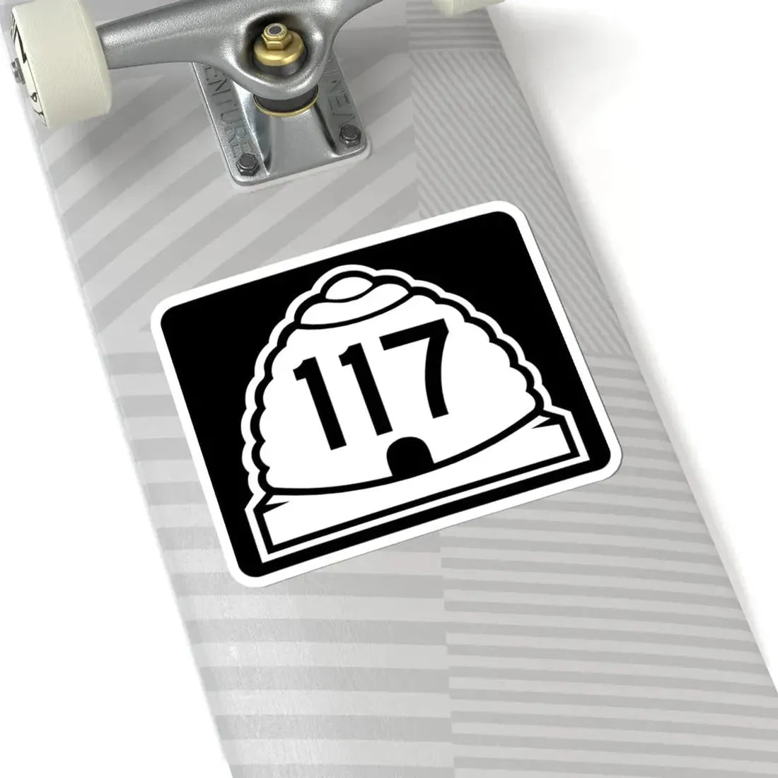 Utah 117 (Utah) (Road Sign) STICKER Vinyl Kiss-Cut Decal - The Sticker Space