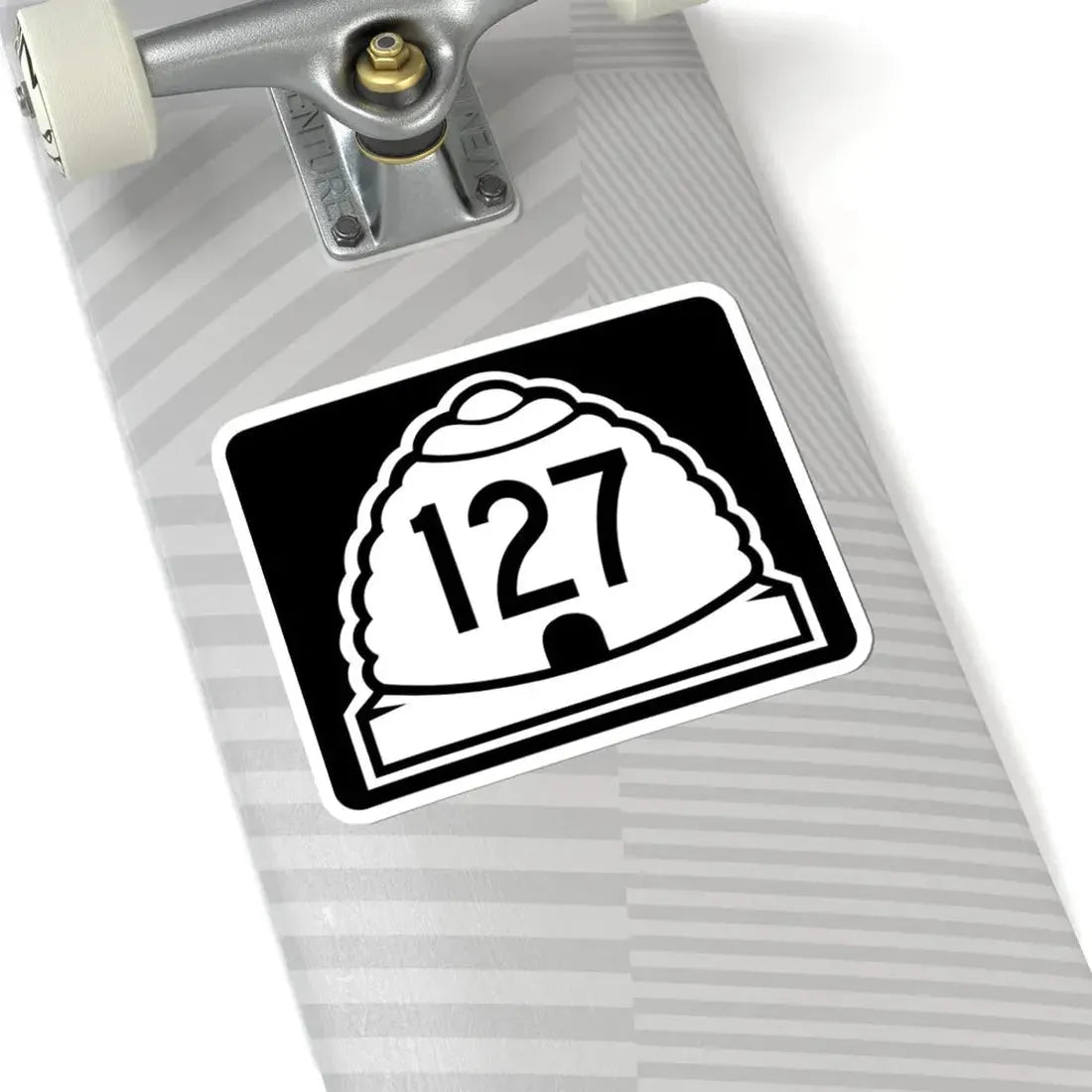 Utah 127 (Utah) (Road Sign) STICKER Vinyl Kiss-Cut Decal - The Sticker Space