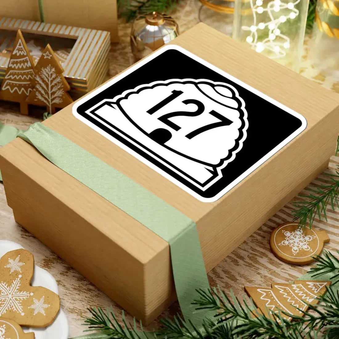 Utah 127 (Utah) (Road Sign) STICKER Vinyl Kiss-Cut Decal - The Sticker Space