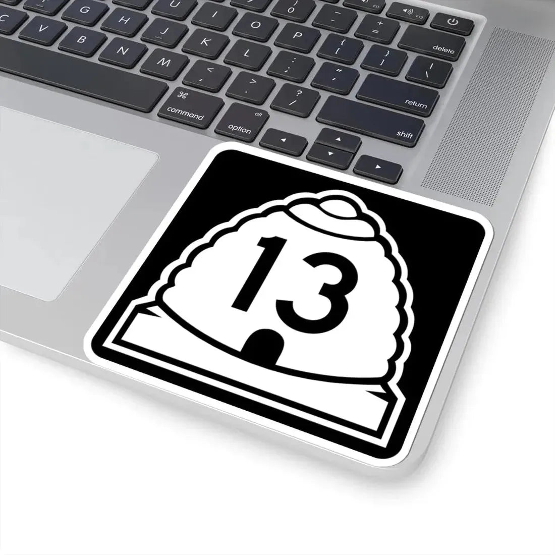 Utah 13 (Utah) (Road Sign) STICKER Vinyl Kiss-Cut Decal - The Sticker Space