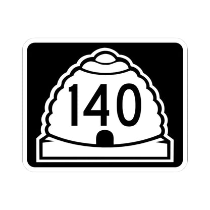 Utah 140 (Utah) (Road Sign) STICKER Vinyl Kiss-Cut Decal 3 Inch White - The Sticker Space