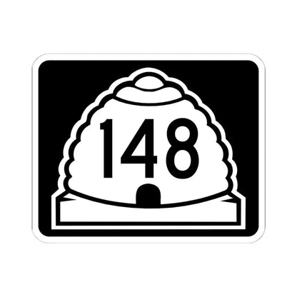 Utah 148 (Utah) (Road Sign) STICKER Vinyl Kiss-Cut Decal 6 Inch White - The Sticker Space