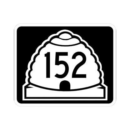 Utah 152 (Utah) (Road Sign) STICKER Vinyl Kiss-Cut Decal 3 Inch White - The Sticker Space