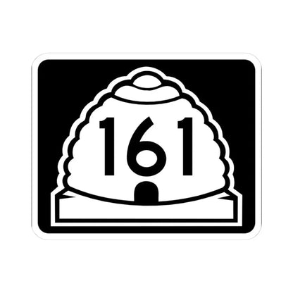 Utah 161 (Utah) (Road Sign) STICKER Vinyl Kiss-Cut Decal 3 Inch White - The Sticker Space