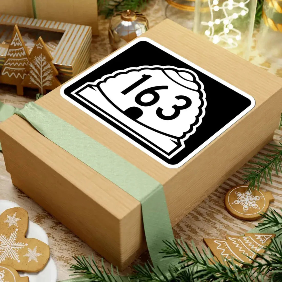 Utah 163 (Utah) (Road Sign) STICKER Vinyl Kiss-Cut Decal - The Sticker Space