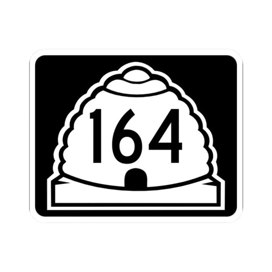 Utah 164 (Utah) (Road Sign) STICKER Vinyl Kiss-Cut Decal 2 Inch White - The Sticker Space