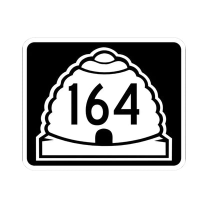 Utah 164 (Utah) (Road Sign) STICKER Vinyl Kiss-Cut Decal 3 Inch White - The Sticker Space
