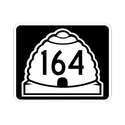 Utah 164 (Utah) (Road Sign) STICKER Vinyl Kiss-Cut Decal 4 Inch White - The Sticker Space