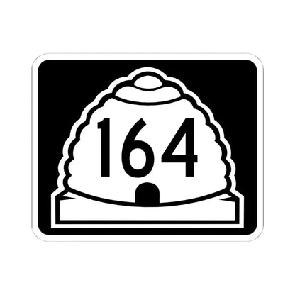 Utah 164 (Utah) (Road Sign) STICKER Vinyl Kiss-Cut Decal 6 Inch White - The Sticker Space