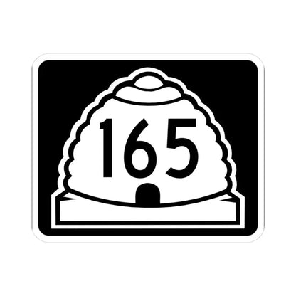 Utah 165 (Utah) (Road Sign) STICKER Vinyl Kiss-Cut Decal 3 Inch White - The Sticker Space