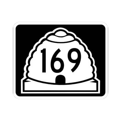 Utah 169 (Utah) (Road Sign) STICKER Vinyl Kiss-Cut Decal 3 Inch White - The Sticker Space