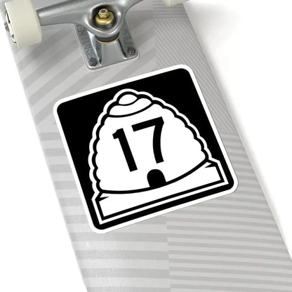 Utah 17 (Utah) (Road Sign) STICKER Vinyl Kiss-Cut Decal - The Sticker Space