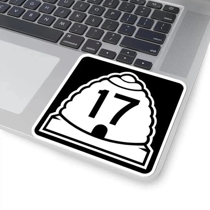 Utah 17 (Utah) (Road Sign) STICKER Vinyl Kiss-Cut Decal - The Sticker Space