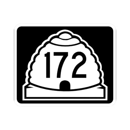Utah 172 (Utah) (Road Sign) STICKER Vinyl Kiss-Cut Decal 2 Inch White - The Sticker Space