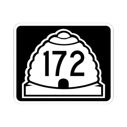 Utah 172 (Utah) (Road Sign) STICKER Vinyl Kiss-Cut Decal 6 Inch White - The Sticker Space