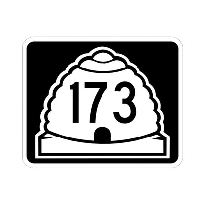 Utah 173 (Utah) (Road Sign) STICKER Vinyl Kiss-Cut Decal 6 Inch White - The Sticker Space
