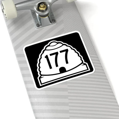 Utah 177 (Utah) (Road Sign) STICKER Vinyl Kiss-Cut Decal - The Sticker Space