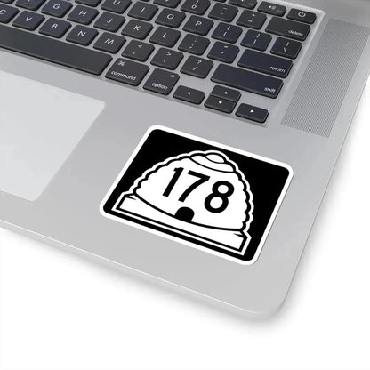 Utah 178 (Utah) (Road Sign) STICKER Vinyl Kiss-Cut Decal - The Sticker Space