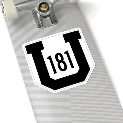 Utah 181 1954 (Utah) (Road Sign) STICKER Vinyl Kiss-Cut Decal - The Sticker Space