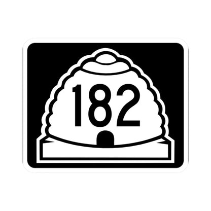 Utah 182 (Utah) (Road Sign) STICKER Vinyl Kiss-Cut Decal 2 Inch White - The Sticker Space