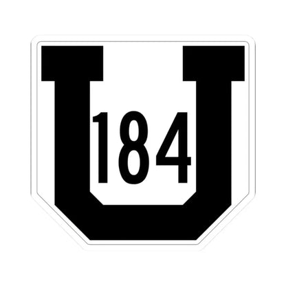 Utah 184 1954 (Utah) (Road Sign) STICKER Vinyl Kiss-Cut Decal 2 Inch White - The Sticker Space